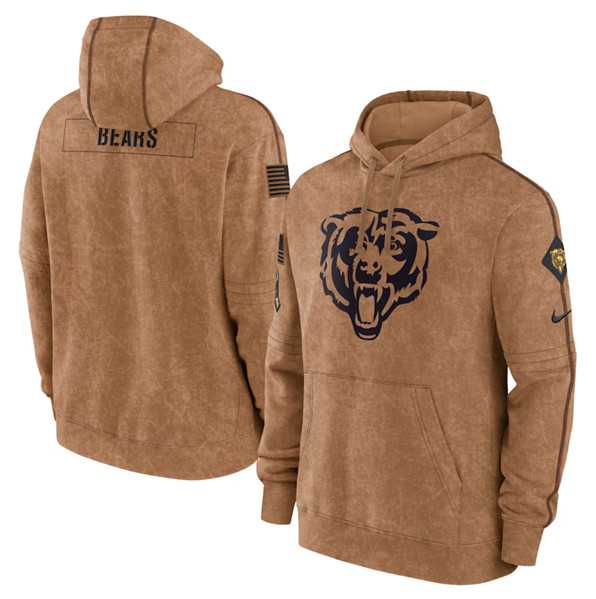 Men's Chicago Bears 2023 Brown Salute to Service Pullover Hoodie,We sell and wholesale Men's Chicago Bears 2023 Brown Salute to Service Pullover Hoodie on line form chian!